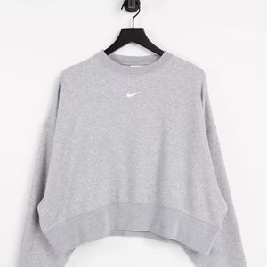 Women’s Nike Oversized Crop Top Crew Sweater